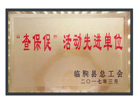 "查保促"活动先 进单位